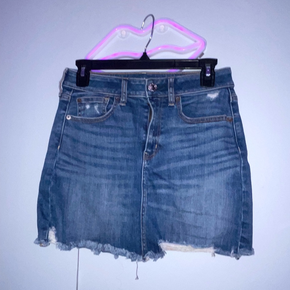 jean skirt